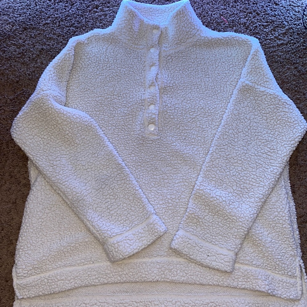 Tan colored sherpa